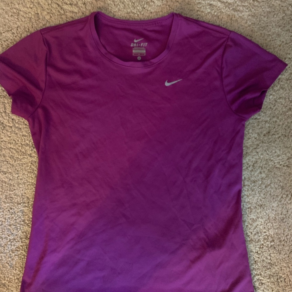 Purple Nike Dri-Fit t-shirt